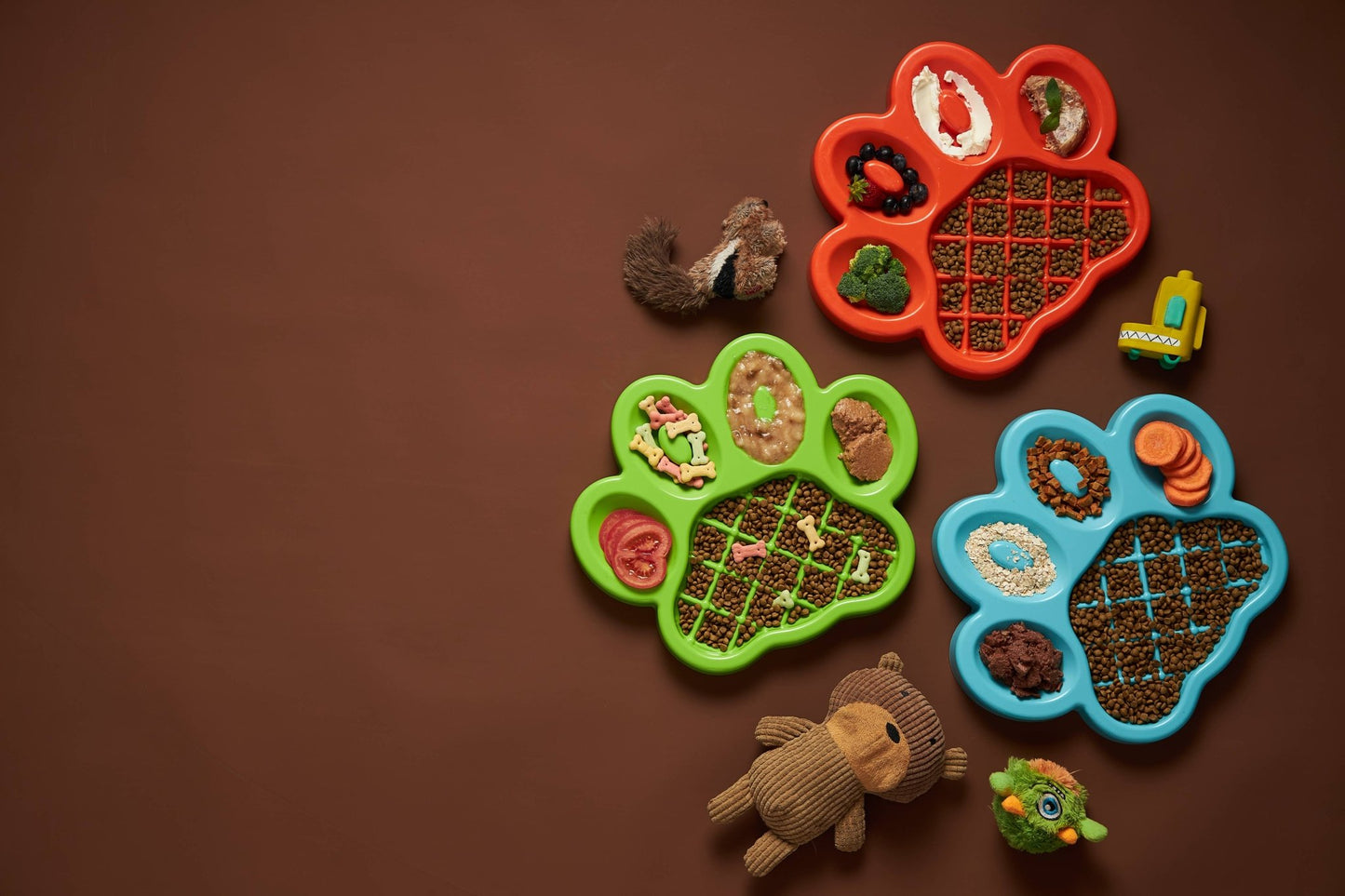 PetDreamHouse - Paw 2-in-1 Slow Feeder og slikkemåtte - Dapple