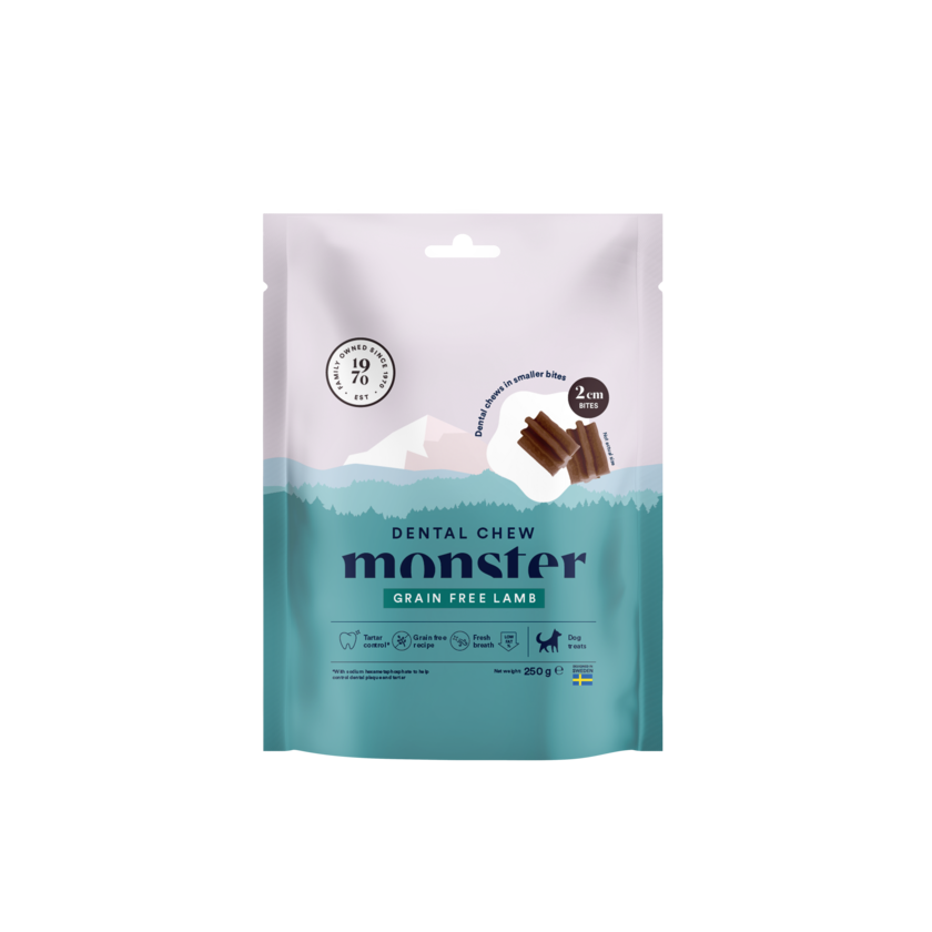 Monster Dog Dental Bites Lamb 250g