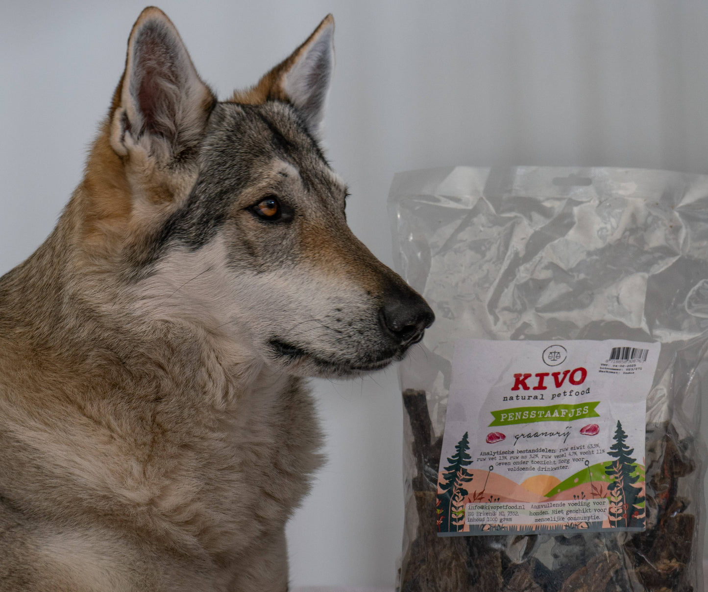 Kivo - Oksevom Tyggepinde 1000g