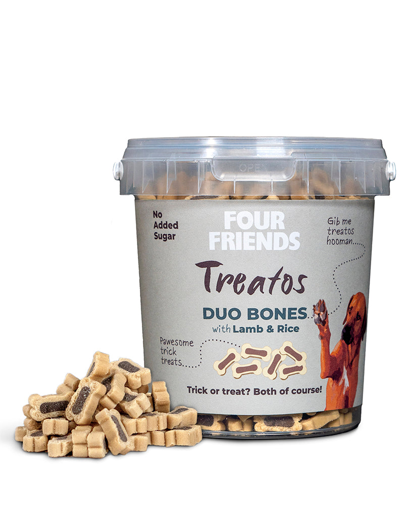 FourFriends Treatos Duo Bones Hundegodbidder 500g