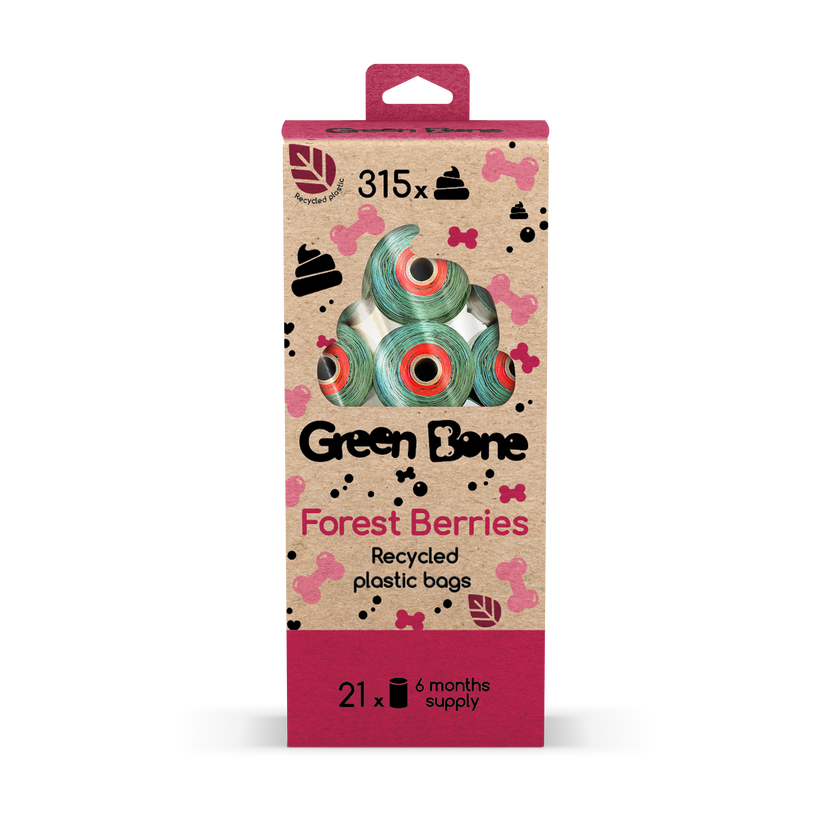 Green Bone Forest Berries Hundeposer 315 stk.