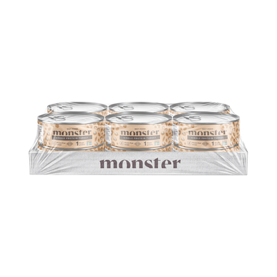 Monster Cat Adult Vådfoder Single Turkey Can 100g
