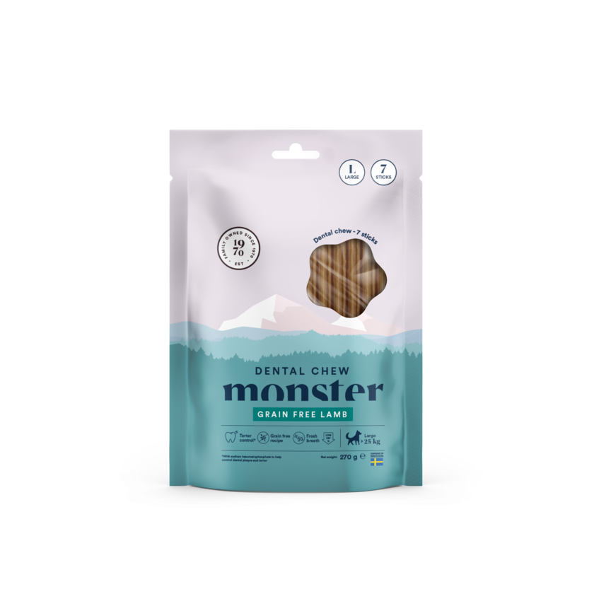Monster Dental Chew Grain Free Lamb