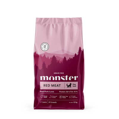 Monster Dog Grain Free Adult Red Meat