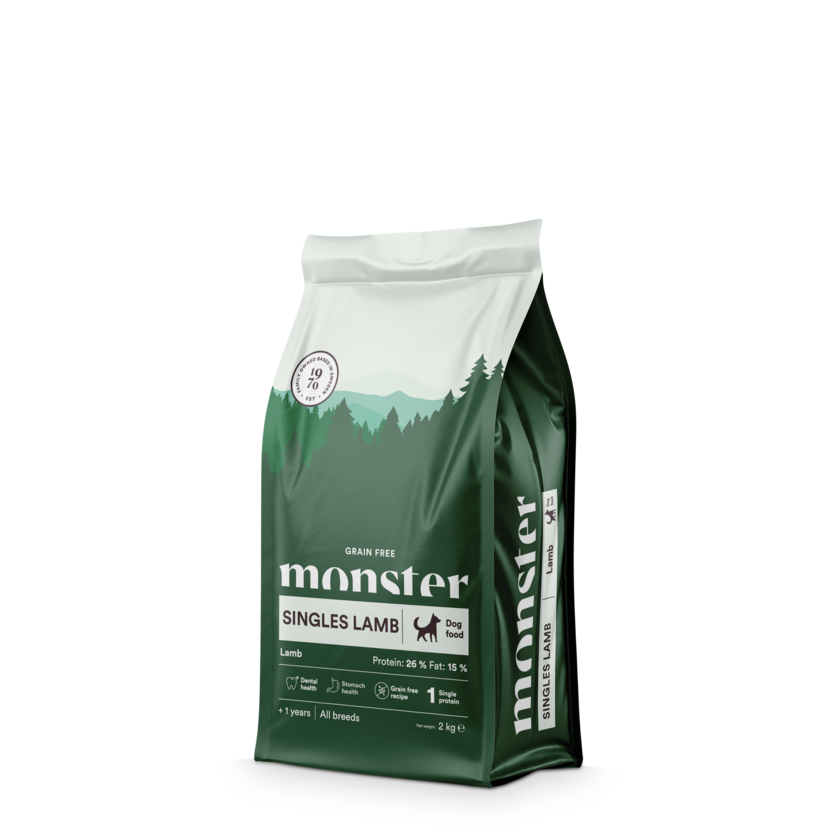 Monster Dog Grain free Singles Lamb