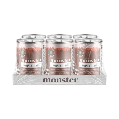 Monster Vådfoder Puppy Beef 400g