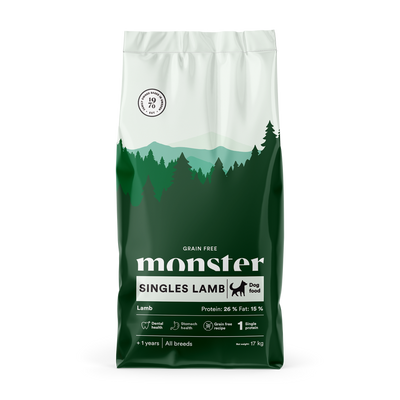 Monster Dog Grain Free Singles Lamb