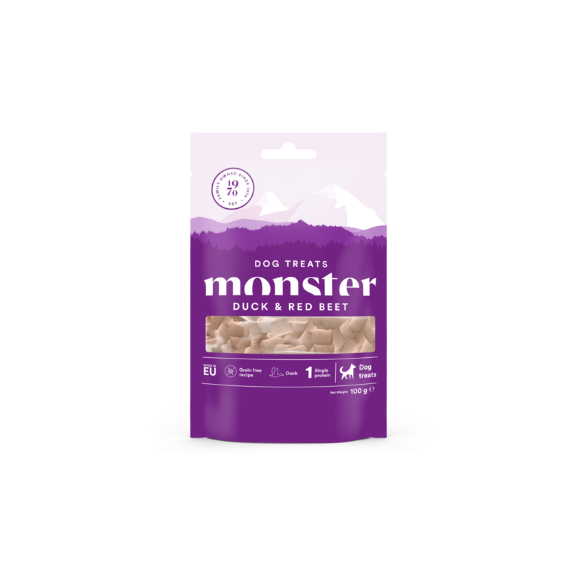 Monster Dog Treats Baked Salmon & Parsley 100g