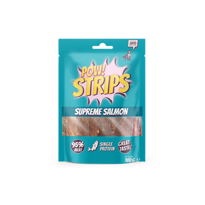 POW! Strips Supreme Salmon 100g