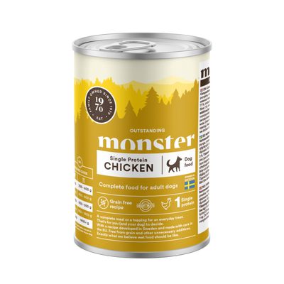 Monster Vådfoder Single Protein Chicken 400g