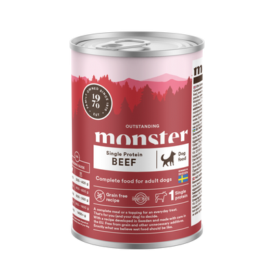 Monster Vådfoder Single Protein Beef 400g