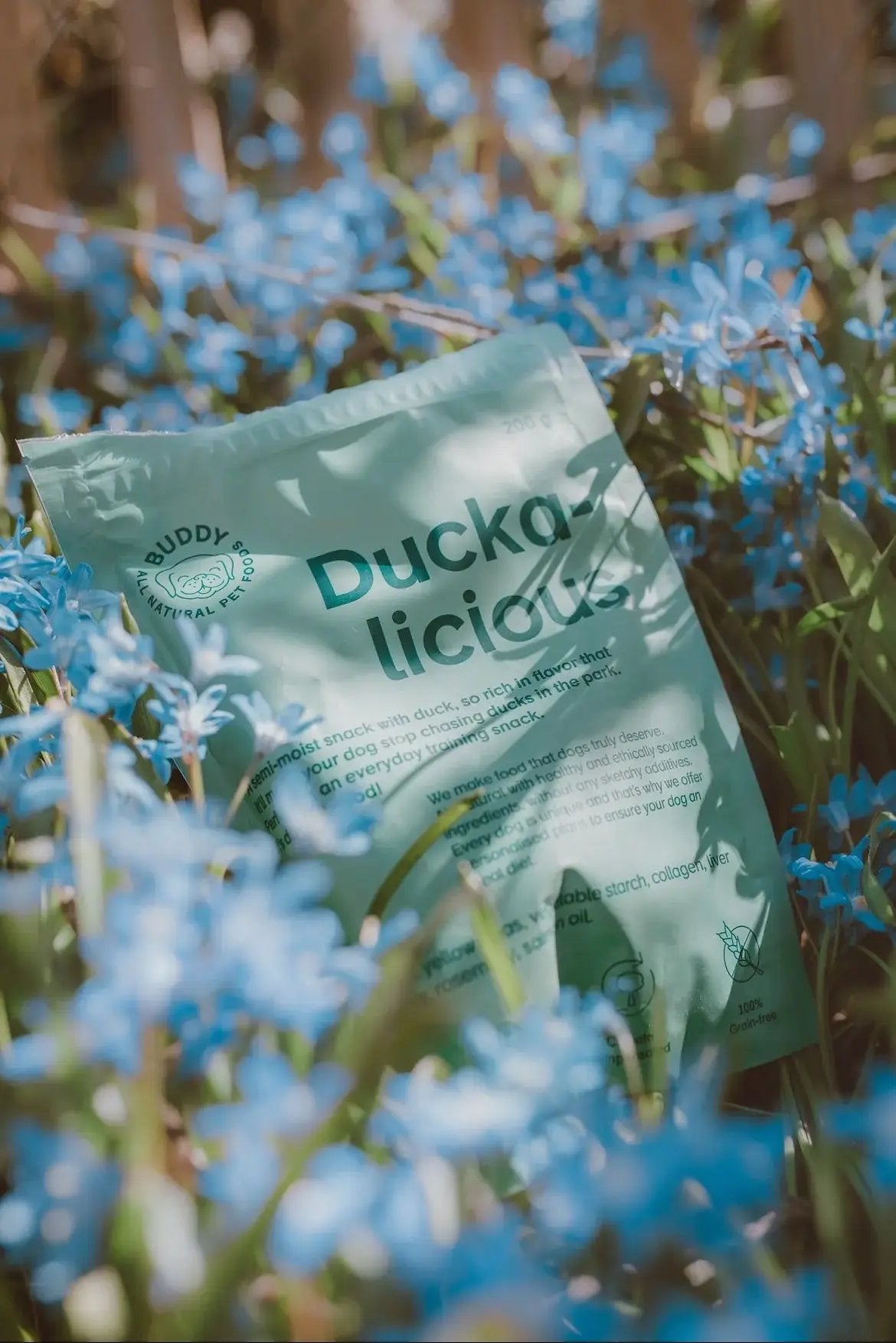 Buddy Semi - moist Snack - And med rosmarin 200 g - Dapple