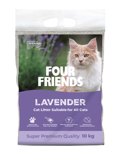 FourFriends Lavender Kattegrus