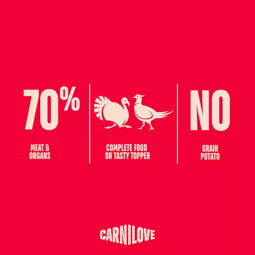 Carnilove Dog Paté Turkey & Buffalo with Rose Petals 300g