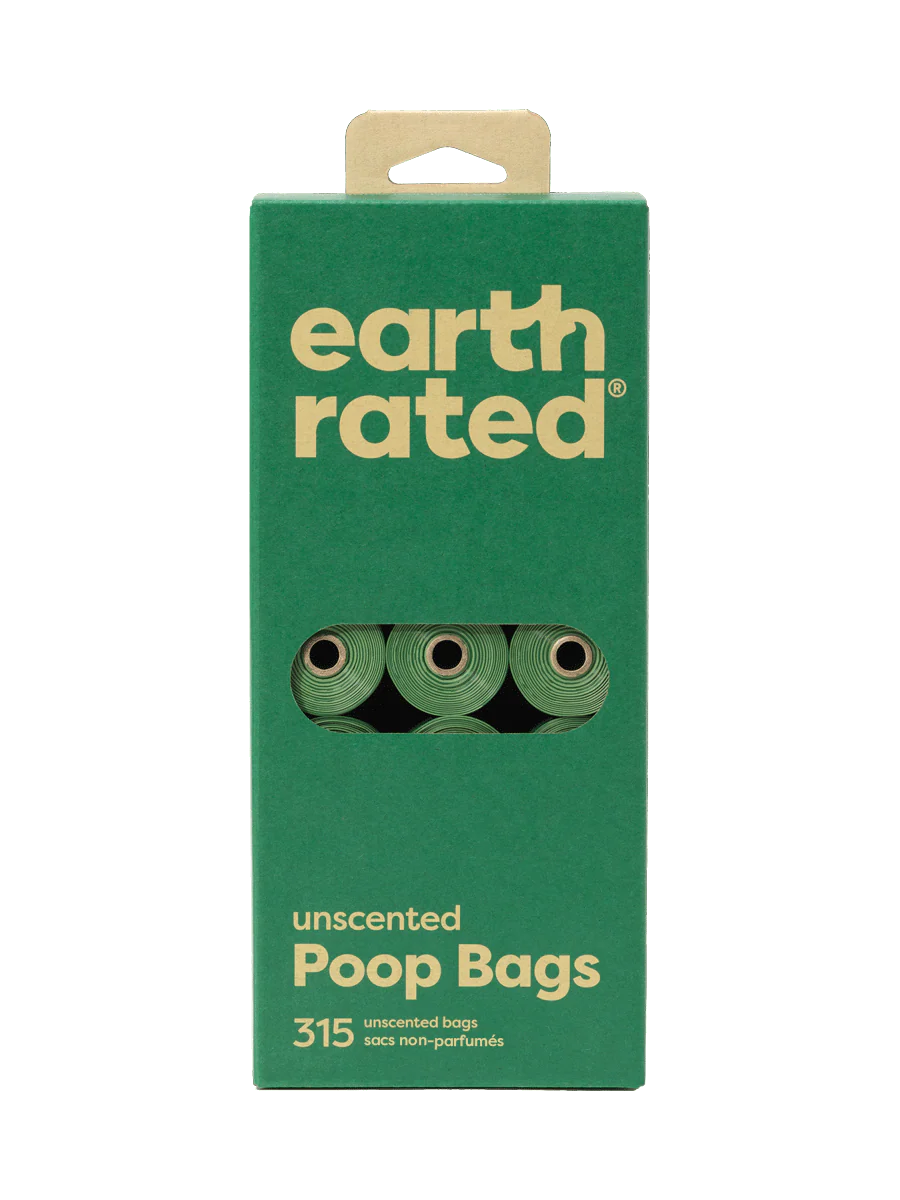 Earth Rated Hundeposer på Rulle Unscented (315 poser)