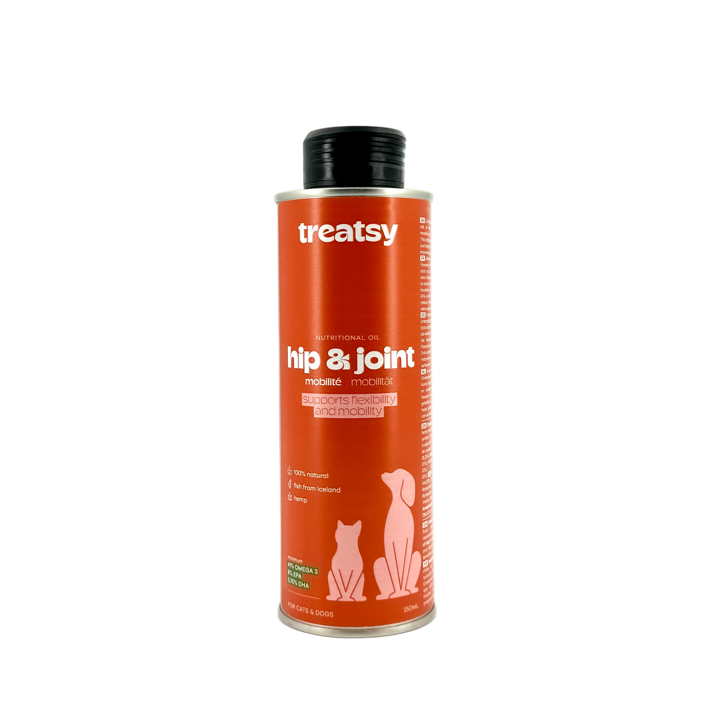 Treatsy Hip & Joint - Naturlig omega-olie (250 ml)