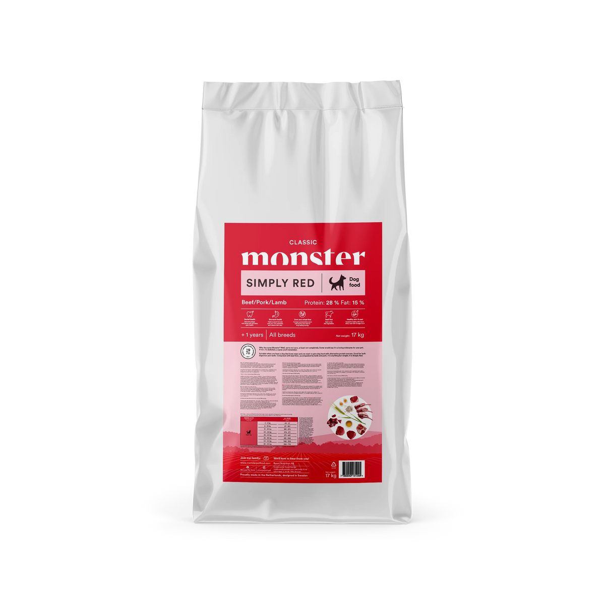 Monster Dog Classic Simply Red