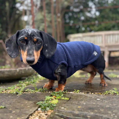 Gravhund Fleece Trøje m. vandtæt mavepanel
