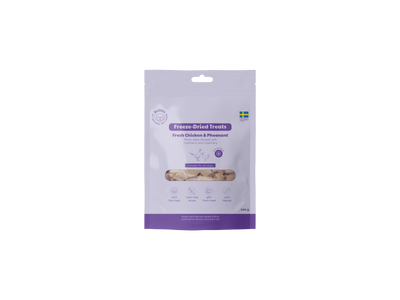 Buddy Frysetørret snacks - Rå Kylling & Fasan 100 gr.