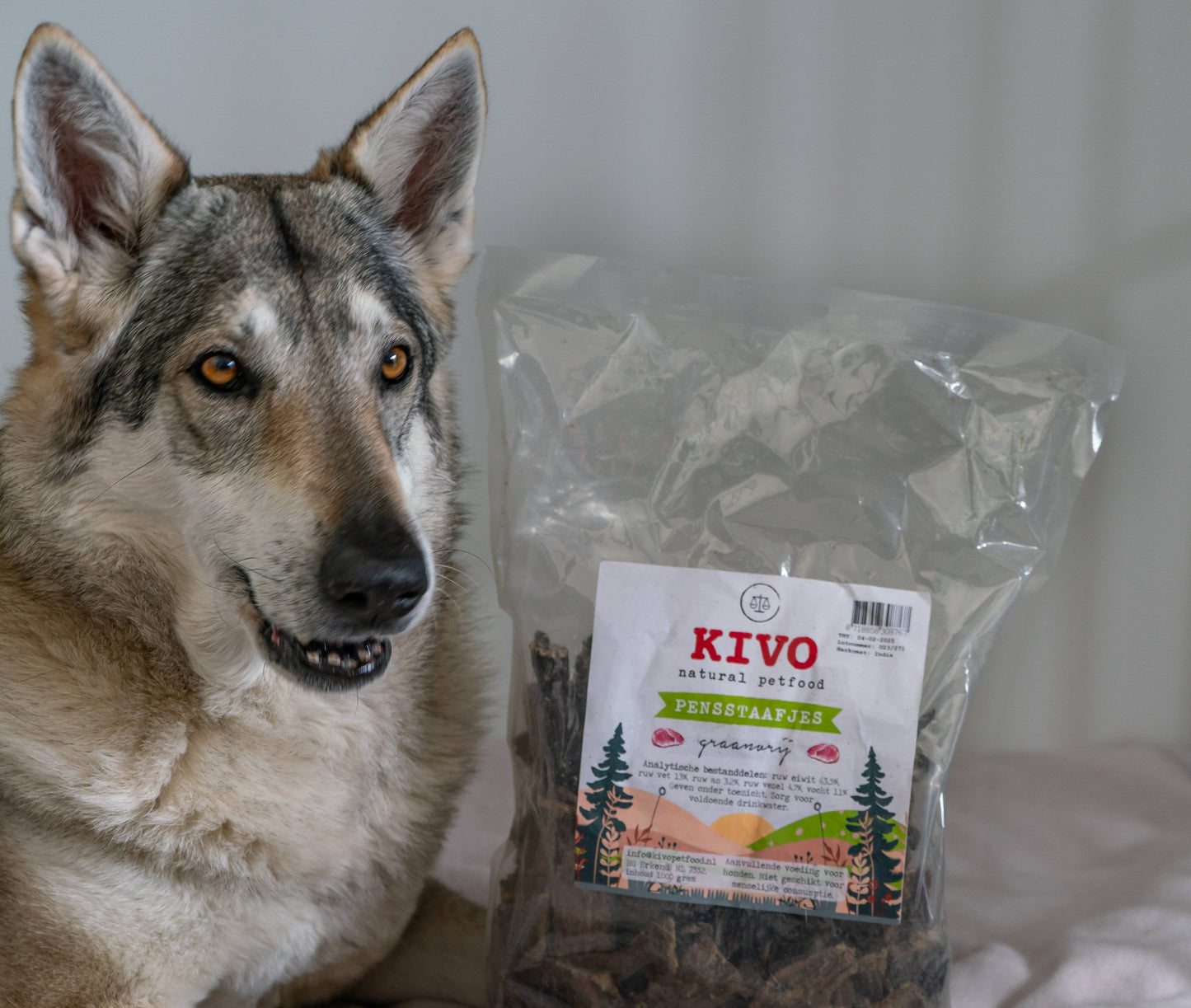 Kivo - Oksevom Tyggepinde 1000g