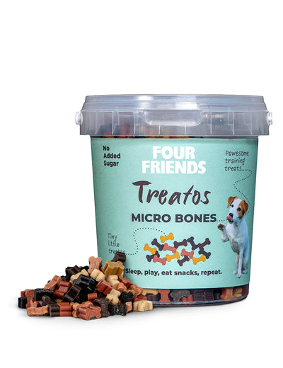 FourFriends Treatos Micro Bones Hundegodbidder 500g