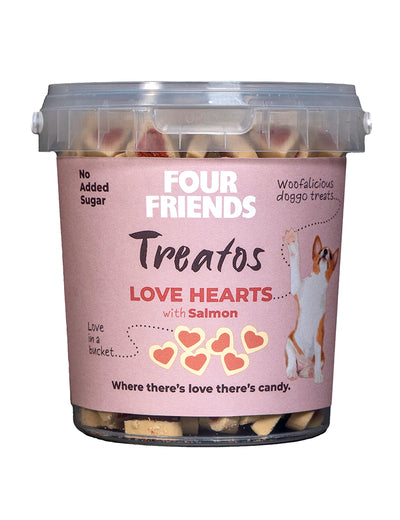 FourFriends Treatos Love Hearts Hundegodbidder 500g