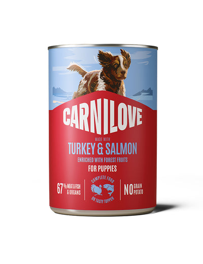 Carnilove Paté Salmon & Turkey Puppy 400g