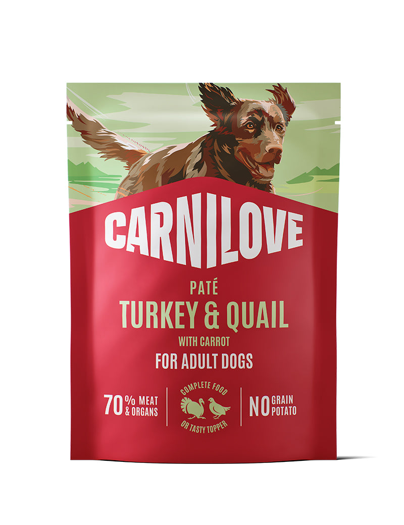 Carnilove Dog Paté Turkey & Quial with Yellow Carrot 300g