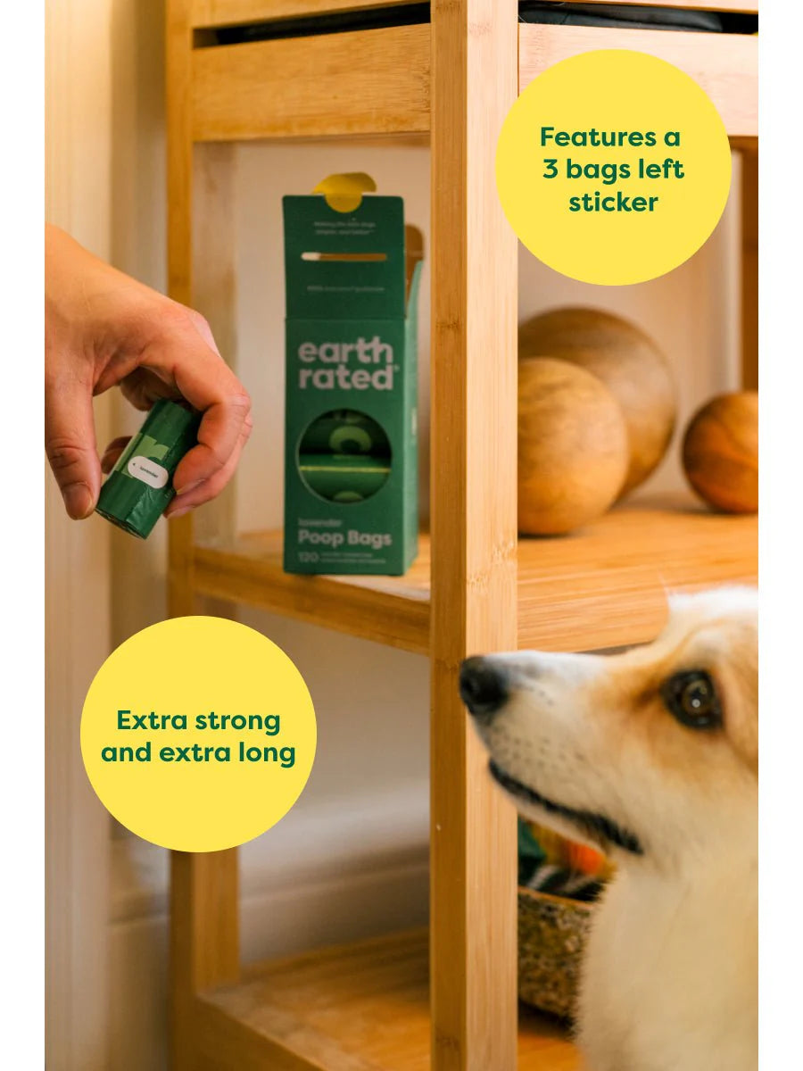 Earth Rated Hundeposer I Ruller Unscented (120 poser)
