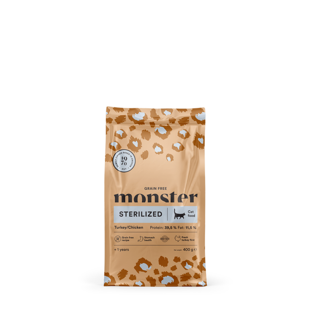 Monster Cat Grain Free Sterilized Turkey & Chicken