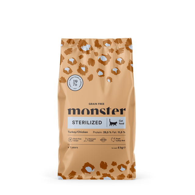 Monster Cat Grain Free Sterilized Turkey & Chicken