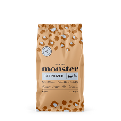Monster Cat Grain Free Sterilized Turkey & Chicken