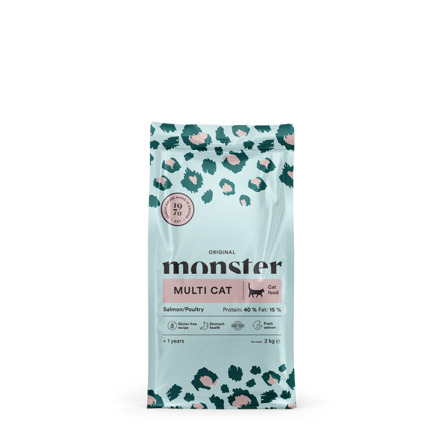 Monster Cat Original Adult Multicat Salmon & Poultry