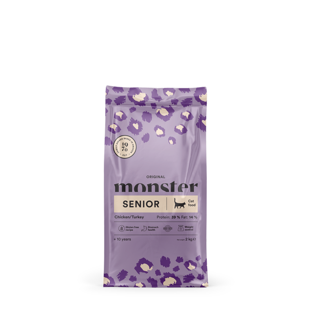 Monster Cat Original Senior Chicken & Turkey