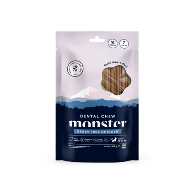 Monster Dog Dental Chew Grain Free Chicken