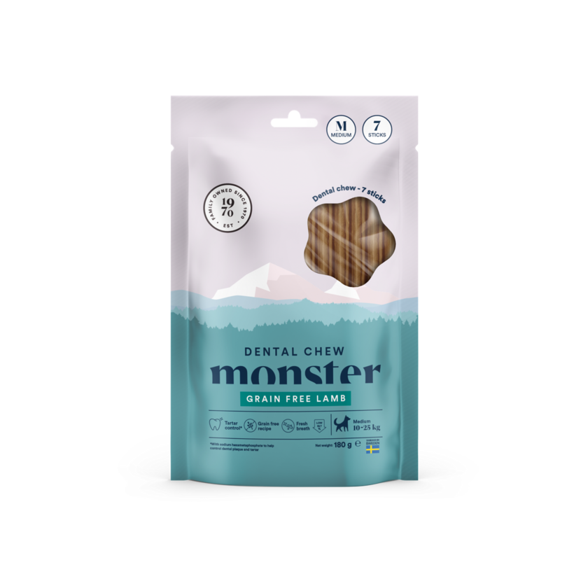 Monster Dental Chew Grain Free Lamb