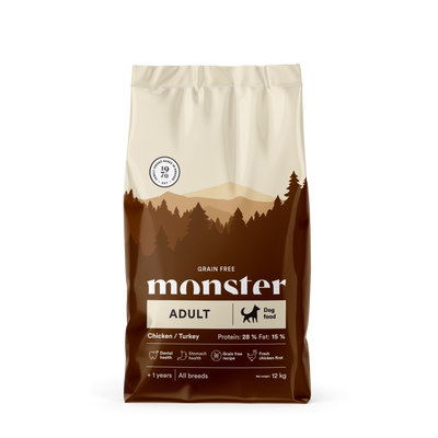 Monster Dog Grain free Adult Chicken & Turkey