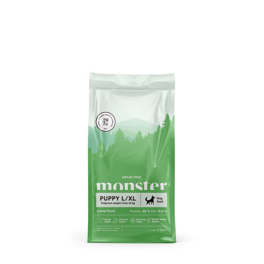 Monster Grain Free Puppy Large Lamb & Duck