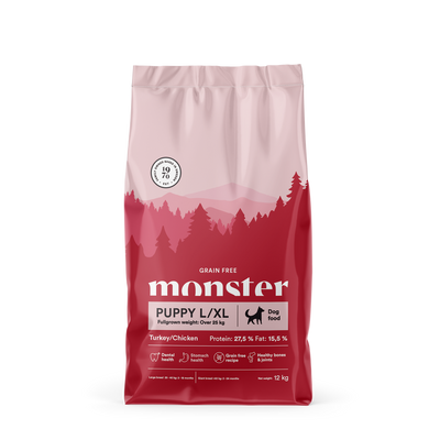 Monster Grain Free Puppy Large Chicken & Turkey