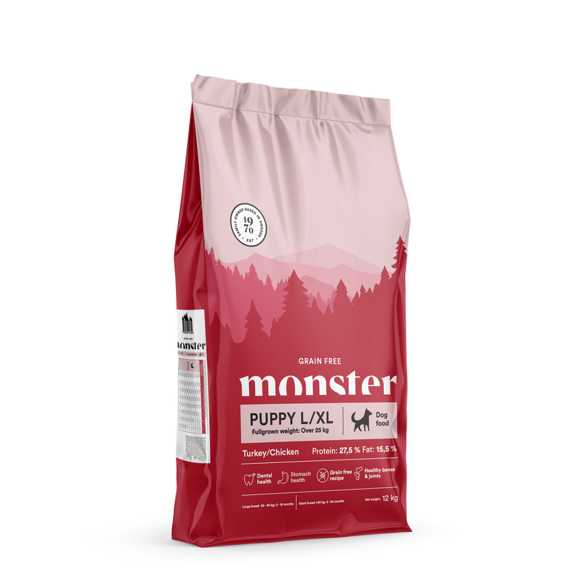 Monster Grain Free Puppy Large Chicken & Turkey