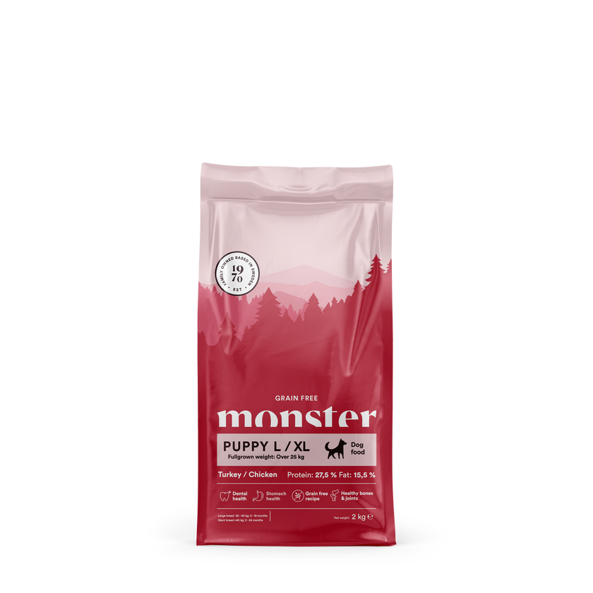 Monster Grain Free Puppy Large Chicken & Turkey