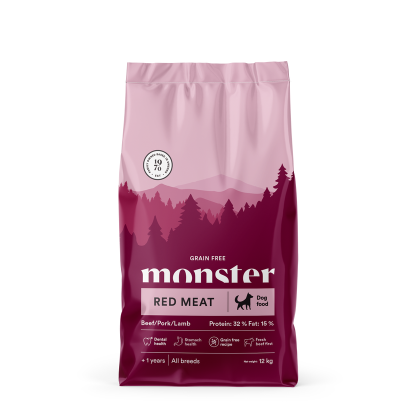 Monster Dog Grain Free Adult Red Meat