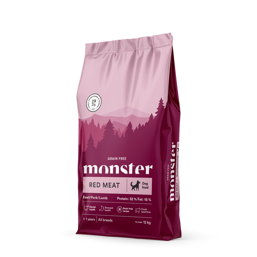 Monster Dog Grain Free Adult Red Meat