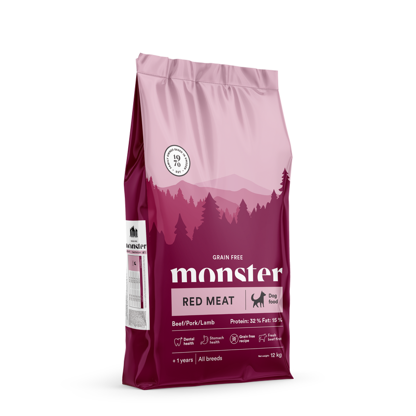 Monster Dog Grain Free Adult Red Meat