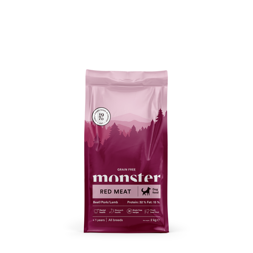 Monster Dog Grain Free Adult Red Meat