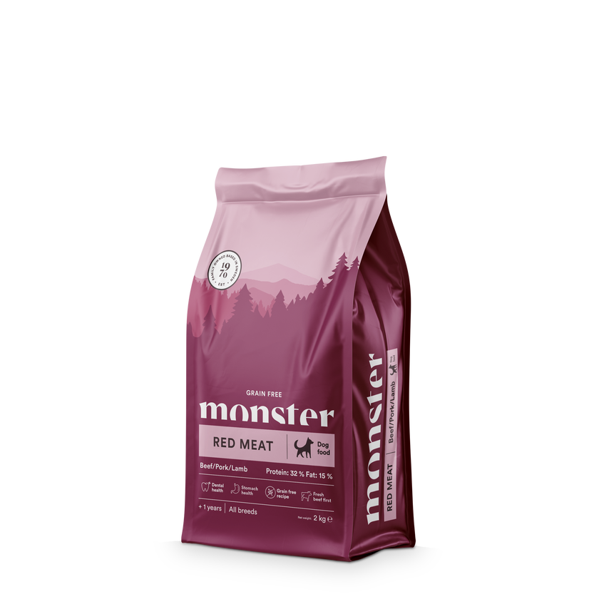 Monster Dog Grain Free Adult Red Meat
