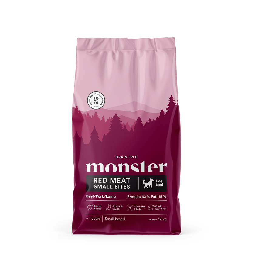 Monster Grain Free Adult Red Meat Small Bites