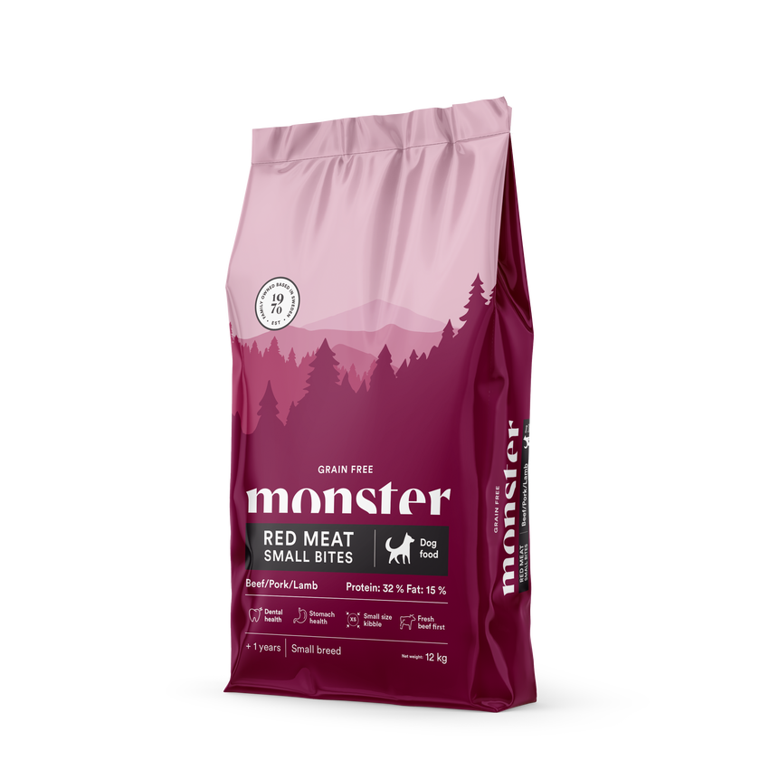 Monster Grain Free Adult Red Meat Small Bites