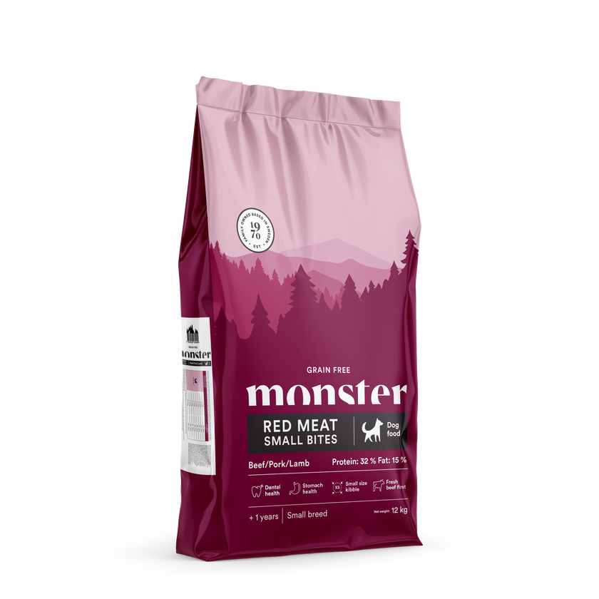 Monster Grain Free Adult Red Meat Small Bites