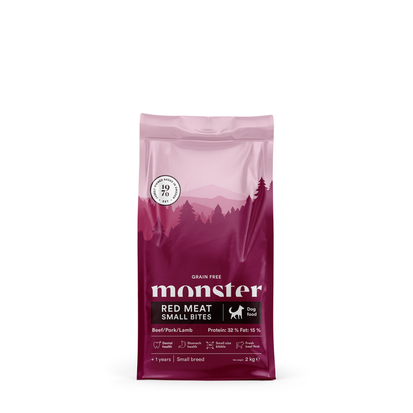 Monster Grain Free Adult Red Meat Small Bites